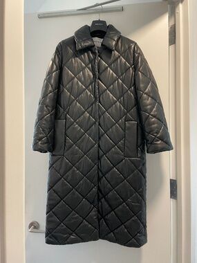 Stand Studio Dorothea Diamond Quilted Coat (Size 36)